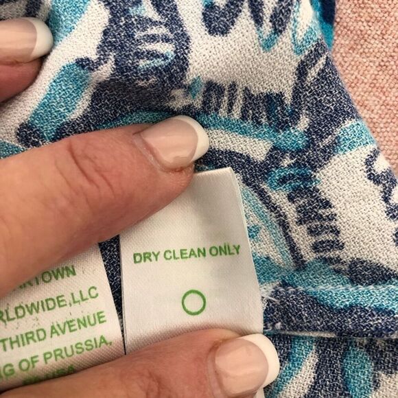 Lilly Pulitzer Womens Elephant Achelle Keep On Trunkin Dress Blue White Small - Picture 7 of 9